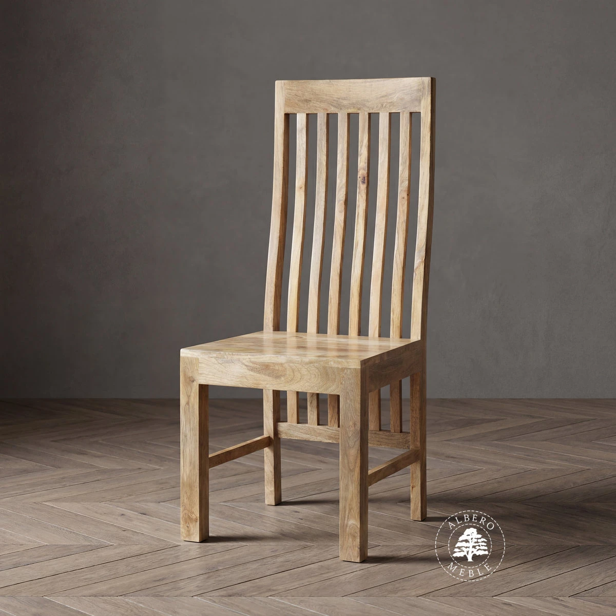 Krzesło z drewna mango – naturalne drewno
