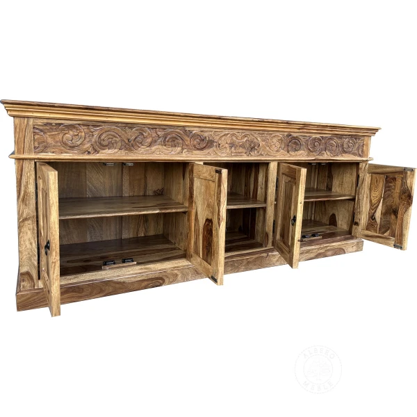 Komplet Mebli Orissa Flower z Drewna Palisandrowego